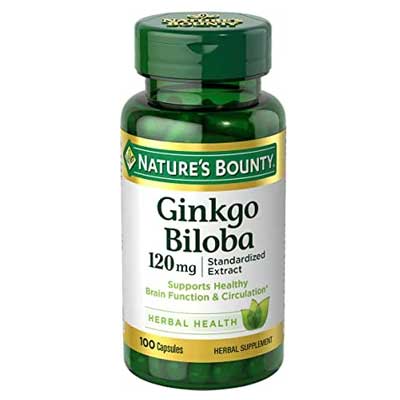 Viên Uống Bổ Não Nature’s Bounty Ginkgo Biloba 120mg 100 Viên Của Mỹ