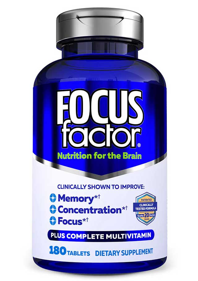 Viên Uống Bổ Não Focus Factor Nutrition For The Brain Của Mỹ, 180 Viên