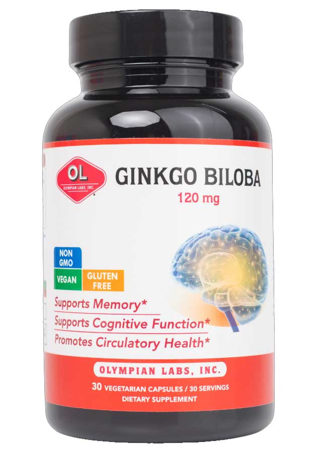 Viên Uống Bổ Não Ginkgo Biloba 120mg Olympian Labs Của Mỹ