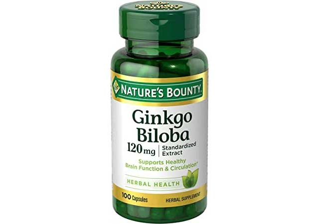 Viên Uống Bổ Não Nature’s Bounty Ginkgo Biloba 120mg 100 Viên Của Mỹ