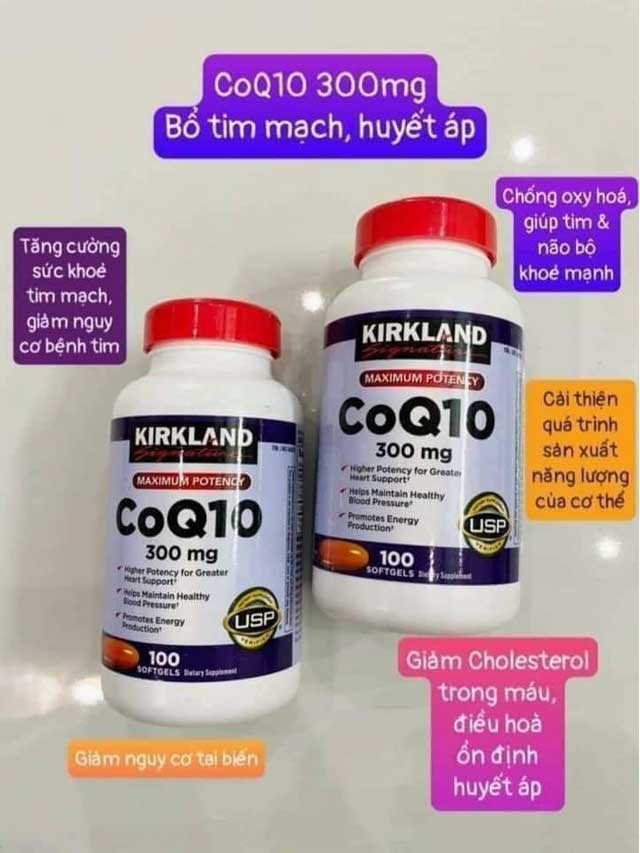 Viên Uống Kirkland CoQ10 300mg Của Mỹ